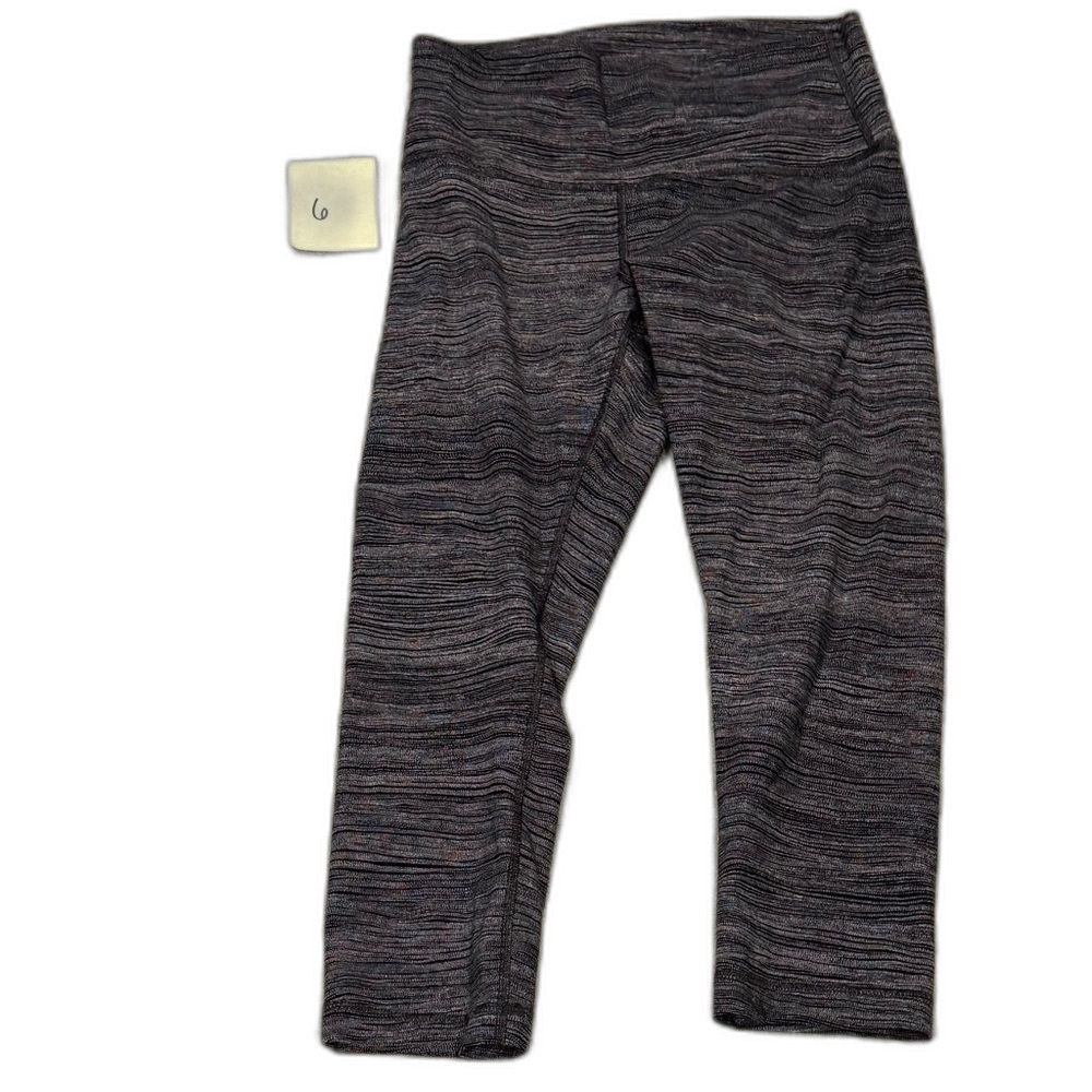 Lululemon Athletica Gray Cropped Leggings - 6